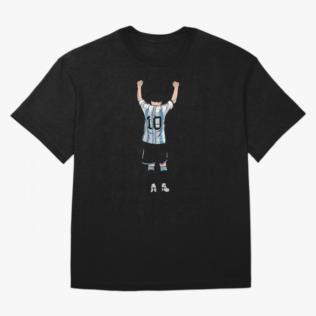 Messi Celebration World Cup Qatar 2022 Classic T-Shirt Celebrate Supporters United by Global Football Passion for FIFA World Cup 2026 USA Canada Mexico, Filled with Cristiano Ronaldo, Haaland and CR7, England, France and Netherlands, Vintage Soccer