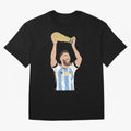 Messi minimalist design Classic T-Shirt Carry the Dream of Global Football Passion for FIFA World Cup 2026, Featuring Messi and Cristiano Ronaldo, England, France and Netherlands, Global Supporter Spirit, Legendary Goals, National Colors and