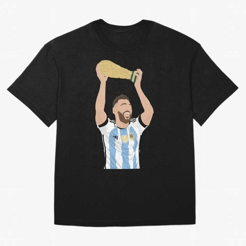 Messi minimalist design Classic T-Shirt Carry the Dream of Global Football Passion for FIFA World Cup 2026, Featuring Messi and Cristiano Ronaldo, England, France and Netherlands, Global Supporter Spirit, Legendary Goals, National Colors and