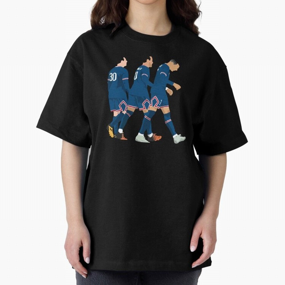 Messi Neymar Mbappe Chilling Classic T-Shirt Carry National Pride through Global Football Passion for FIFA World Cup 2026 Group Stage, Highlighting CR7, France, Champion Mindset, Group Stage Buzz, Knockout Tension and Passionate Fan Culture;