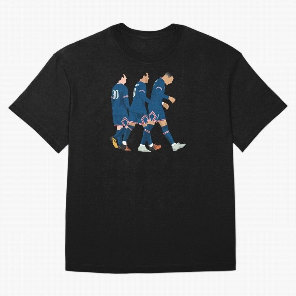 Messi Neymar Mbappe Chilling Classic T-Shirt Carry National Pride through Global Football Passion for FIFA World Cup 2026 Group Stage, Highlighting CR7, France, Champion Mindset, Group Stage Buzz, Knockout Tension and Passionate Fan Culture;