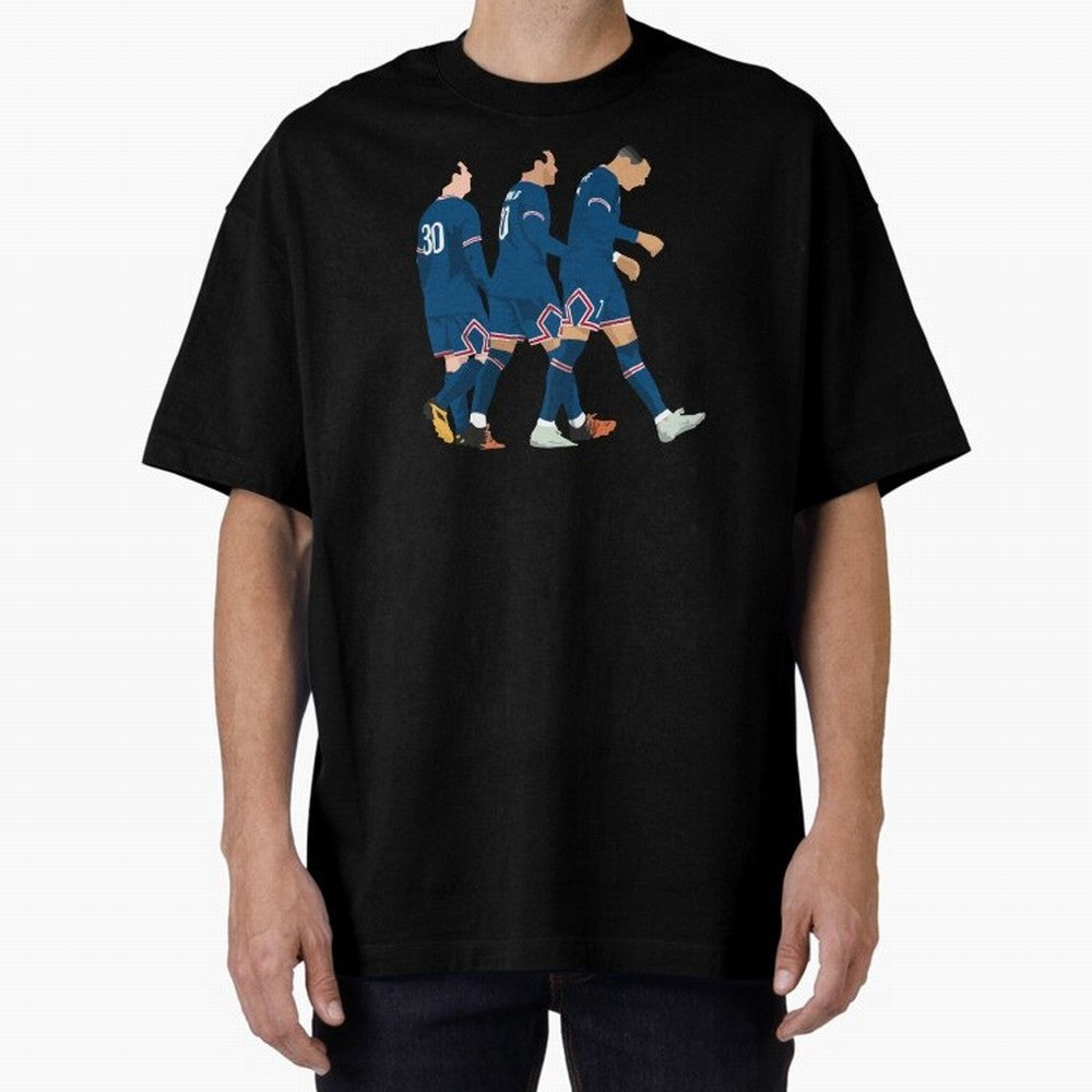 Messi Neymar Mbappe Chilling Classic T-Shirt Carry National Pride through Global Football Passion for FIFA World Cup 2026 Group Stage, Highlighting CR7, France, Champion Mindset, Group Stage Buzz, Knockout Tension and Passionate Fan Culture;