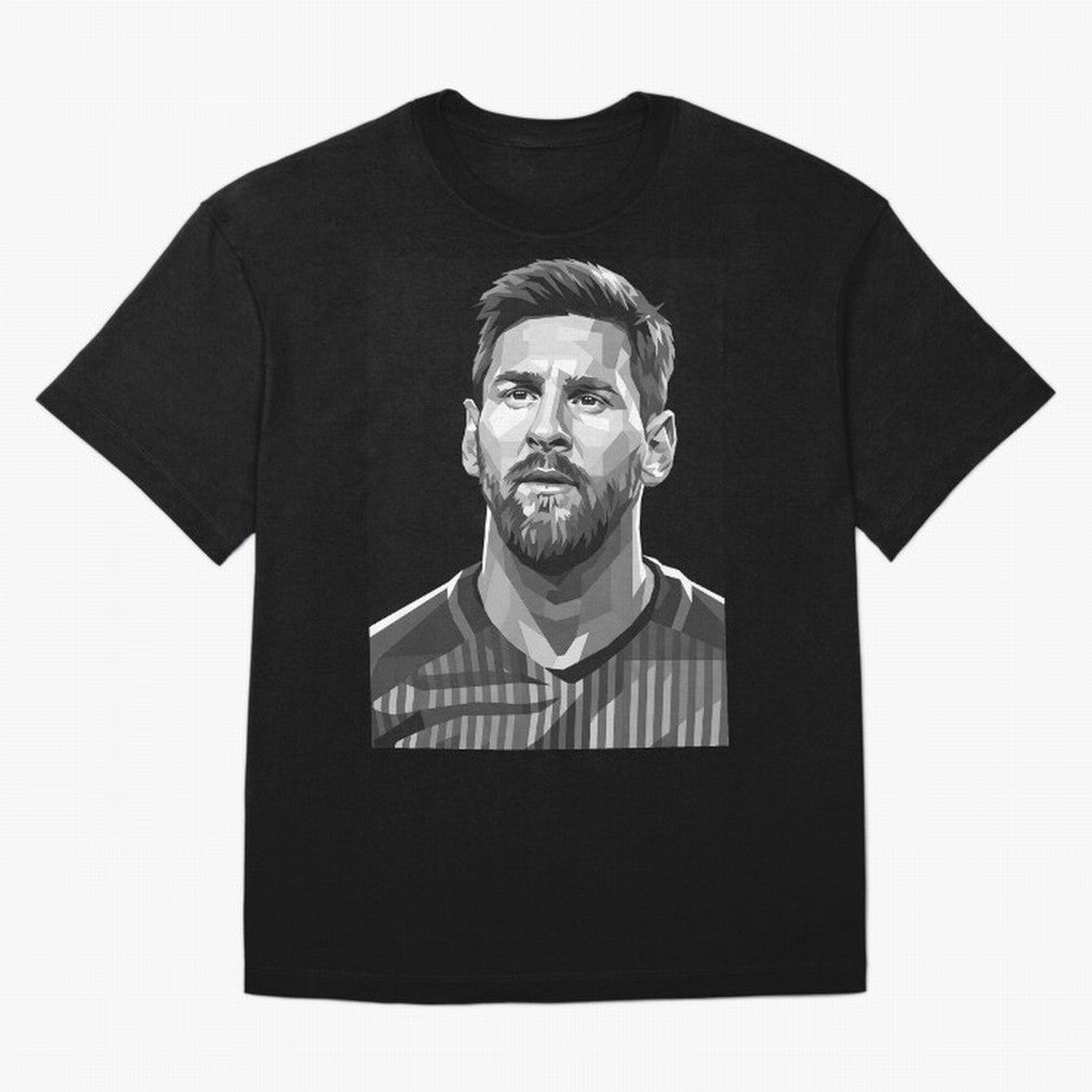 Messi grayscale Oversized T-Shirt Bring Trophy Dreams to the FIFA World Cup 2026 Group Stage Journey through Mbappe Highlights, Spain Pride, Stadium Chants, National Pride, Trophy Dreams and Unforgettable Football Memories; Made for Collectors Who