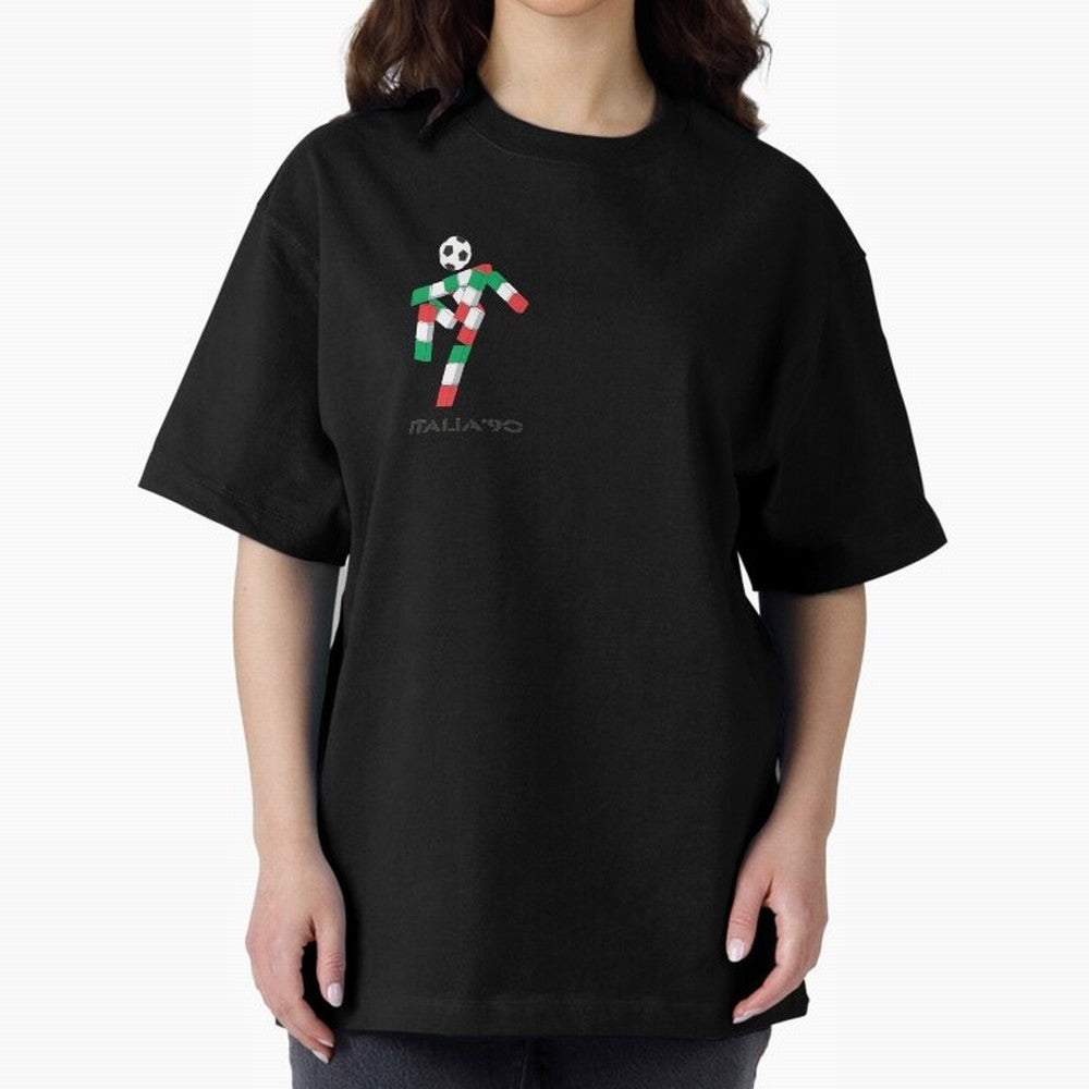 italia 90 footballer logo Classic T-Shirt Fuel FIFA World Cup 2026 Group Stage for Fans of CR7 and Argentina and Brazil, Bringing Worldwide Fan Energy, Dramatic Goals, Stadium Lights and Championship Celebrations; Ideal for Fans Who Follow Messi,