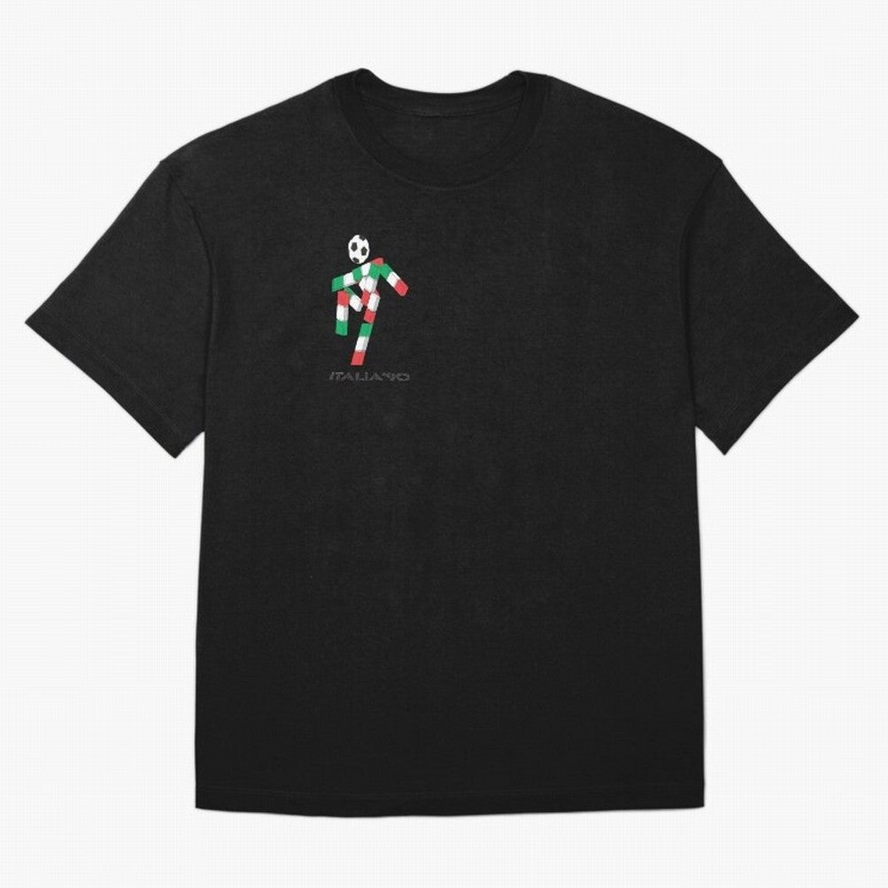 italia 90 footballer logo Classic T-Shirt Fuel FIFA World Cup 2026 Group Stage for Fans of CR7 and Argentina and Brazil, Bringing Worldwide Fan Energy, Dramatic Goals, Stadium Lights and Championship Celebrations; Ideal for Fans Who Follow Messi,