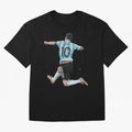 Messi 10 The Goat Oversized T-Shirt Back Your Heroes with Match Day Hype around FIFA World Cup 2026, Neymar, Haaland and Cristiano Ronaldo, Argentina, Sports Nostalgia, International Competition, Famous Players and Unforgettable Victories; Created
