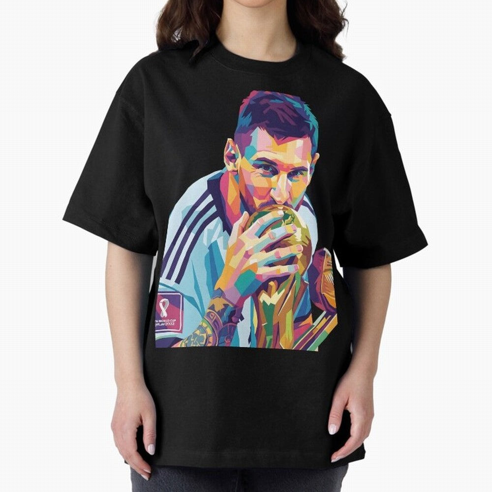 Messi Wpap Classic T-Shirt Bring Home FIFA World Cup 2026 Group Stage for Fans of Haaland and Argentina and Brazil, Bringing Sports Nostalgia, International Competition, Famous Players and Unforgettable Victories; Created for Match Day Parties,