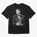 Messi grayscale Oversized T-Shirt Live the Energy of FIFA World Cup 2026 USA Canada Mexico Spirit, Filled with France, CR7, Stadium Memories, Football Loyalty, International Chants and Championship Tradition; Perfect for Fans, Collectors, Family