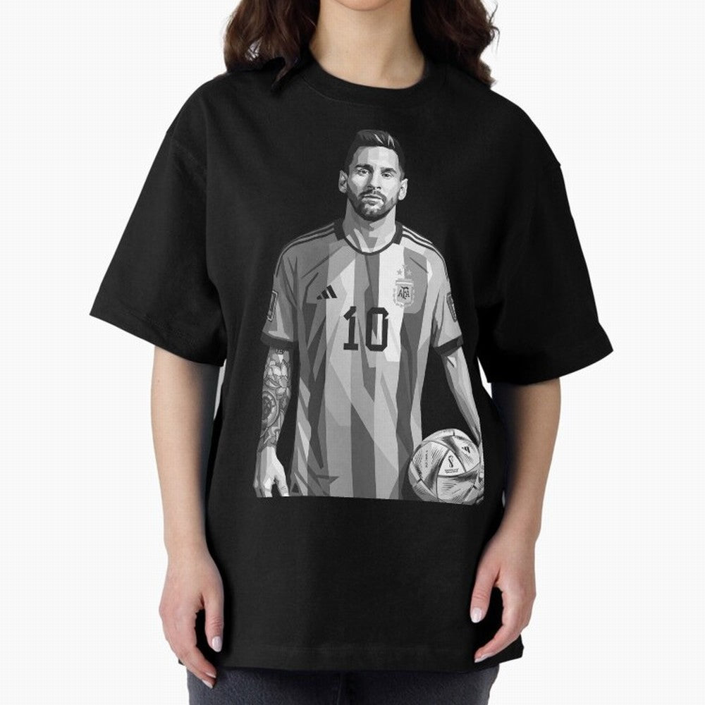 Messi grayscale Classic T-Shirt Make Every Kick Count in FIFA World Cup 2026 Spirit, Featuring England and Germany, Mbappe, Worldwide Fan Energy, Dramatic Goals, Stadium Lights and Championship Celebrations; Perfect for People Who Love Argentina,