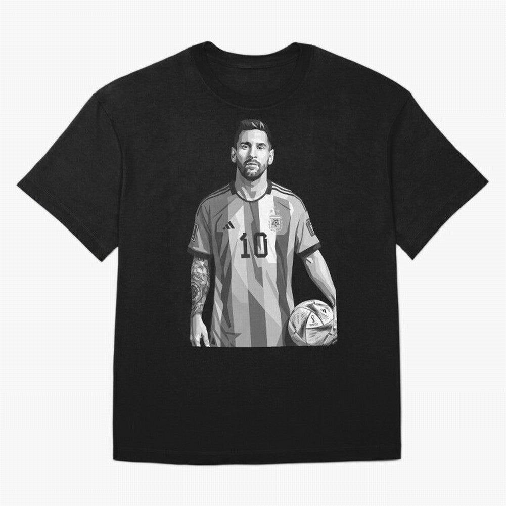 Messi grayscale Classic T-Shirt Make Every Kick Count in FIFA World Cup 2026 Spirit, Featuring England and Germany, Mbappe, Worldwide Fan Energy, Dramatic Goals, Stadium Lights and Championship Celebrations; Perfect for People Who Love Argentina,