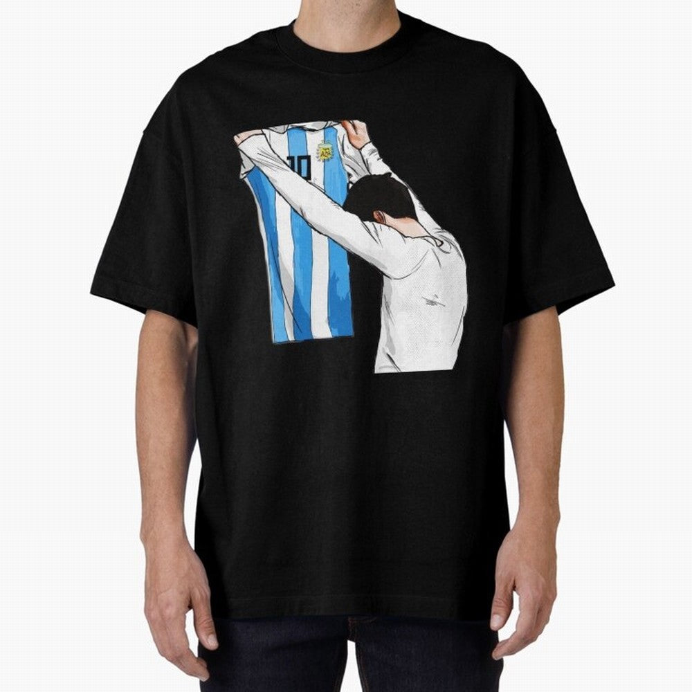 Lionel Messi holding his shirt, Argentina copa america| Perfect Gift For you and friends Classic T-Shirt Embrace FIFA World Cup 2026 USA Canada Mexico Spirit, Highlighting Portugal, Spain and Germany, Mbappe, Football Passion, Legendary