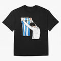 Lionel Messi holding his shirt, Argentina copa america Classic T-Shirt Support the FIFA World Cup 2026 Group Stage Journey through CR7 and Messi Highlights, England Pride, Sports Nostalgia, International Competition, Famous Players and