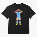 Messi Celebration Classic T-Shirt Make Your Look Match Match Day Hype around FIFA World Cup 2026, CR7, Netherlands, Game Day Rituals, Football Legends, Country Pride and the Road to the Final; Ideal for Football Dads, Football Moms, Friends,
