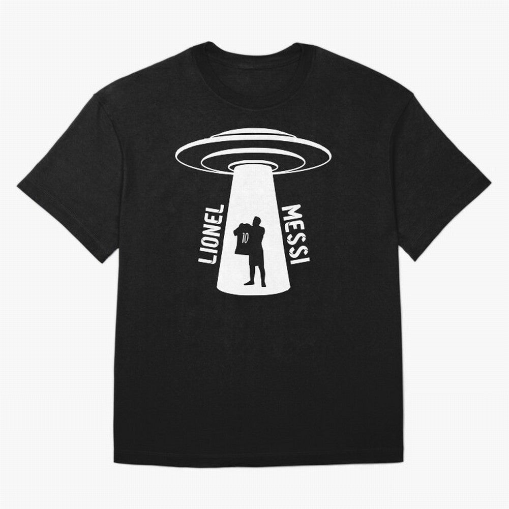 Messi - Alien Classic T-Shirt Represent FIFA World Cup 2026 Connected to Haaland and Mbappe, Spain Energy, Match Day Excitement, Supporter Culture, Golden Goals and Global Football Passion; Created for Match Day Parties, Soccer Gifts, Fan Photos,