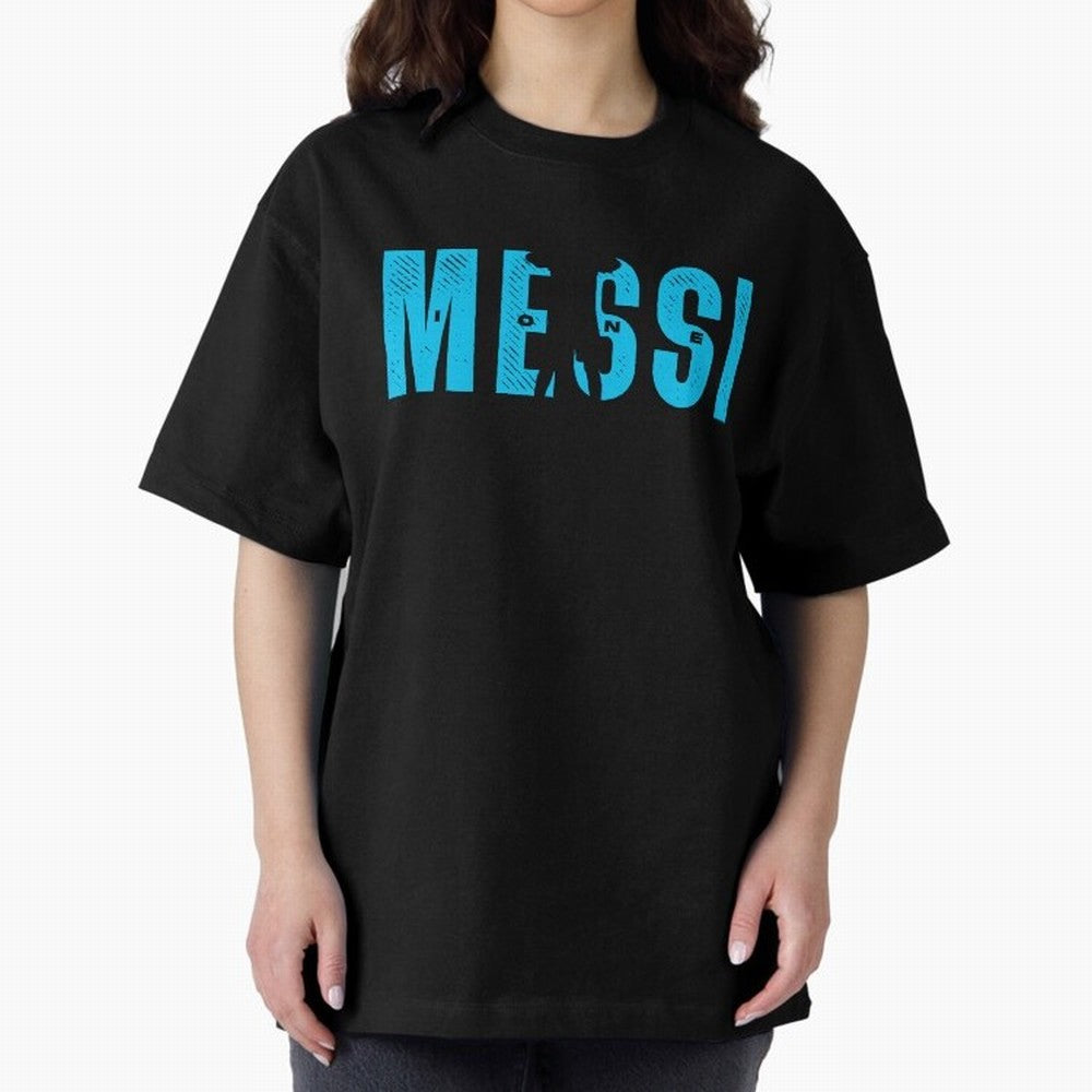 Lionel 10 The Goat Oversized T-Shirt Join the Global Buzz around FIFA World Cup 2026 with Messi and Cristiano Ronaldo, Spain Energy, Sports Nostalgia, International Competition, Famous Players and Unforgettable Victories; Built for Supporters
