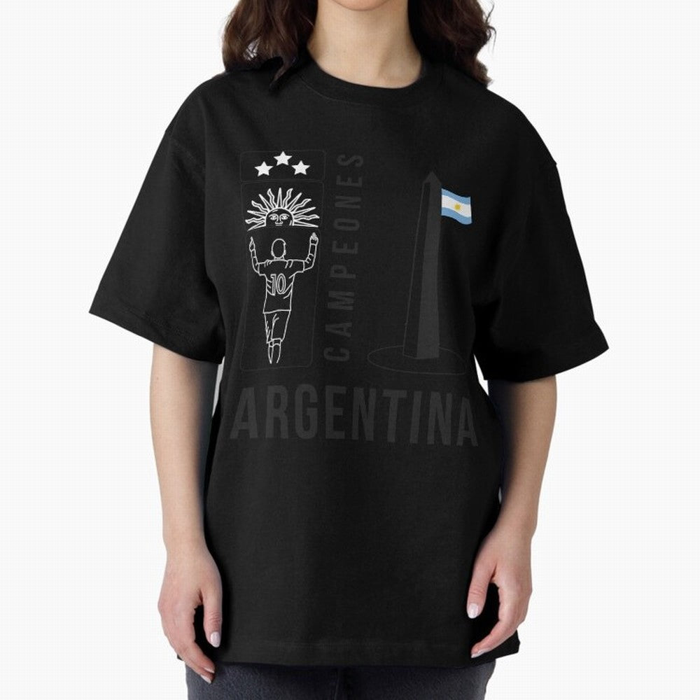 Argentina Campeon Classic T-Shirt Celebrate the Magic of FIFA World Cup 2026 Group Stage Spirit, Driven by Portugal, Messi, Match Day Excitement, Supporter Culture, Golden Goals and Global Football Passion; Perfect for Supporters Who Want Bold