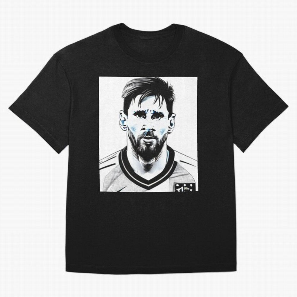 Lionel Messi Oversized T-Shirt Stand Proud for Global Football Passion for FIFA World Cup 2026, Built around Mbappe and Neymar, England and Germany, Sports Nostalgia, International Competition, Famous Players and Unforgettable Victories; Built for