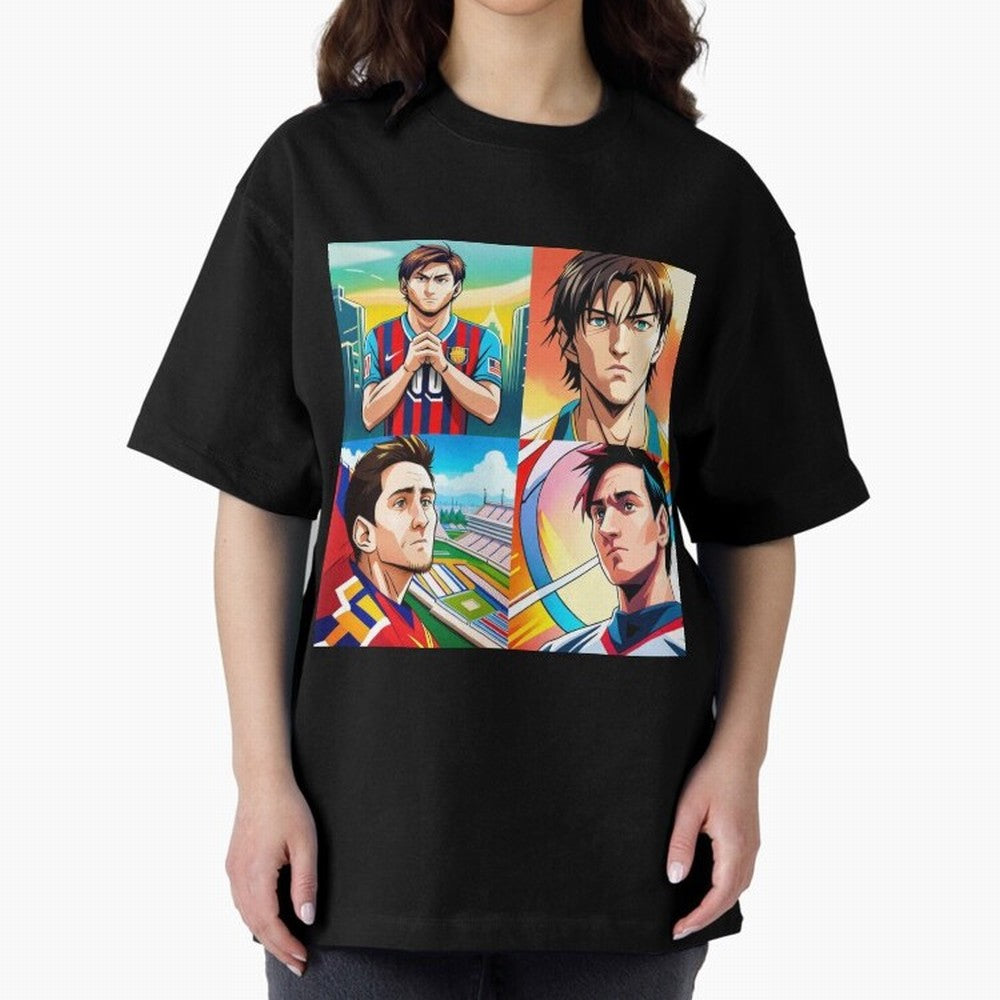 Messi Inspired Anime Art Pack Classic T-Shirt Support Iconic Players in FIFA World Cup 2026 Group Stage Made for Cristiano Ronaldo, Haaland and CR7, Germany Energy, Match Day Excitement, Supporter Culture, Golden Goals and Global Football Passion;