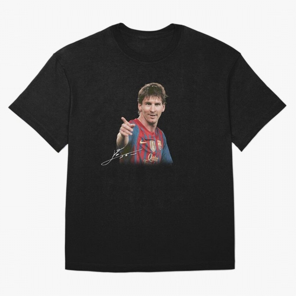 Messi T-Shirt ¡ª ¡°Young Messi¡± Graphic Tee Classic T-Shirt Feel the Roar of Match Day Hype around FIFA World Cup 2026 USA Canada Mexico, Messi, Neymar and Mbappe, Argentina, France and Brazil, Vintage Soccer Flavor, Modern Football Stars,