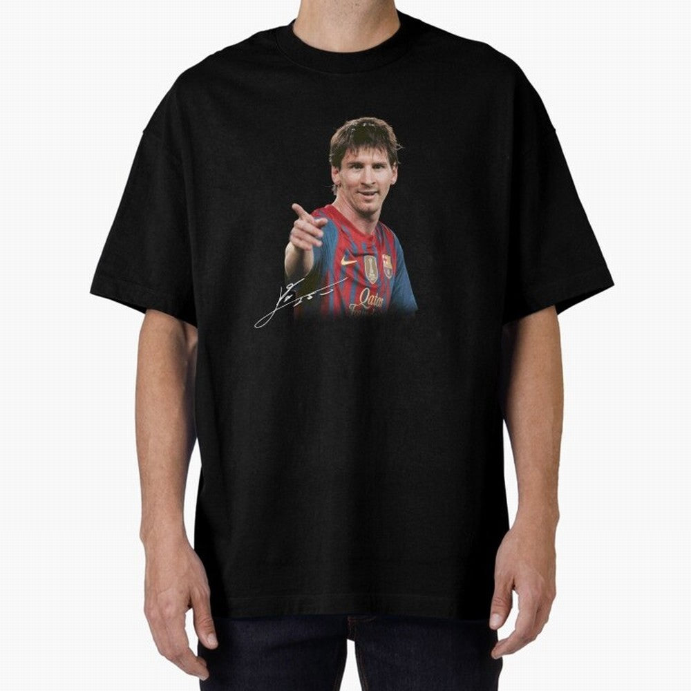 Messi T-Shirt ¡ª ¡°Young Messi¡± Graphic Tee Classic T-Shirt Feel the Roar of Match Day Hype around FIFA World Cup 2026 USA Canada Mexico, Messi, Neymar and Mbappe, Argentina, France and Brazil, Vintage Soccer Flavor, Modern Football Stars,