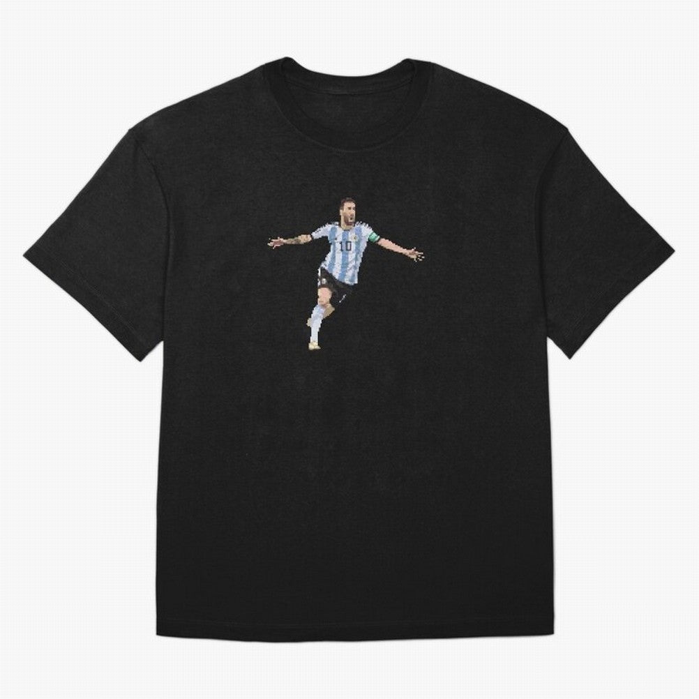 Lionel Messi Oversized T-Shirt Keep the Match Day Mood of FIFA World Cup 2026 USA Canada Mexico Spirit, Celebrating Portugal, Spain and Germany, Haaland and Mbappe, Football Festival Excitement, Trophy Ambitions, Country Rivalries and Star Player