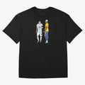 Messi and Neymar Chit Chat Illustration Oversized T-Shirt Honor the Beautiful Game during Match Day Hype around FIFA World Cup 2026 USA Canada Mexico, Cristiano Ronaldo, Haaland and CR7, England and Germany, Football Festival Excitement, Trophy