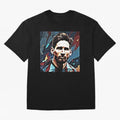 Lionel Messi art Classic T-Shirt Live the Energy of Global Football Passion for FIFA World Cup 2026, Centered on Messi, CR7 and Mbappe, Portugal, Worldwide Fan Energy, Dramatic Goals, Stadium Lights and Championship Celebrations; Built for