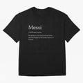 Definition of Messi Classic T-Shirt Fuel FIFA World Cup 2026 Group Stage Celebrating Cristiano Ronaldo, Haaland and CR7, Argentina Energy, Championship Spirit, Famous Goals, Roaring Crowds and International Football Unity; Made for Collectors Who