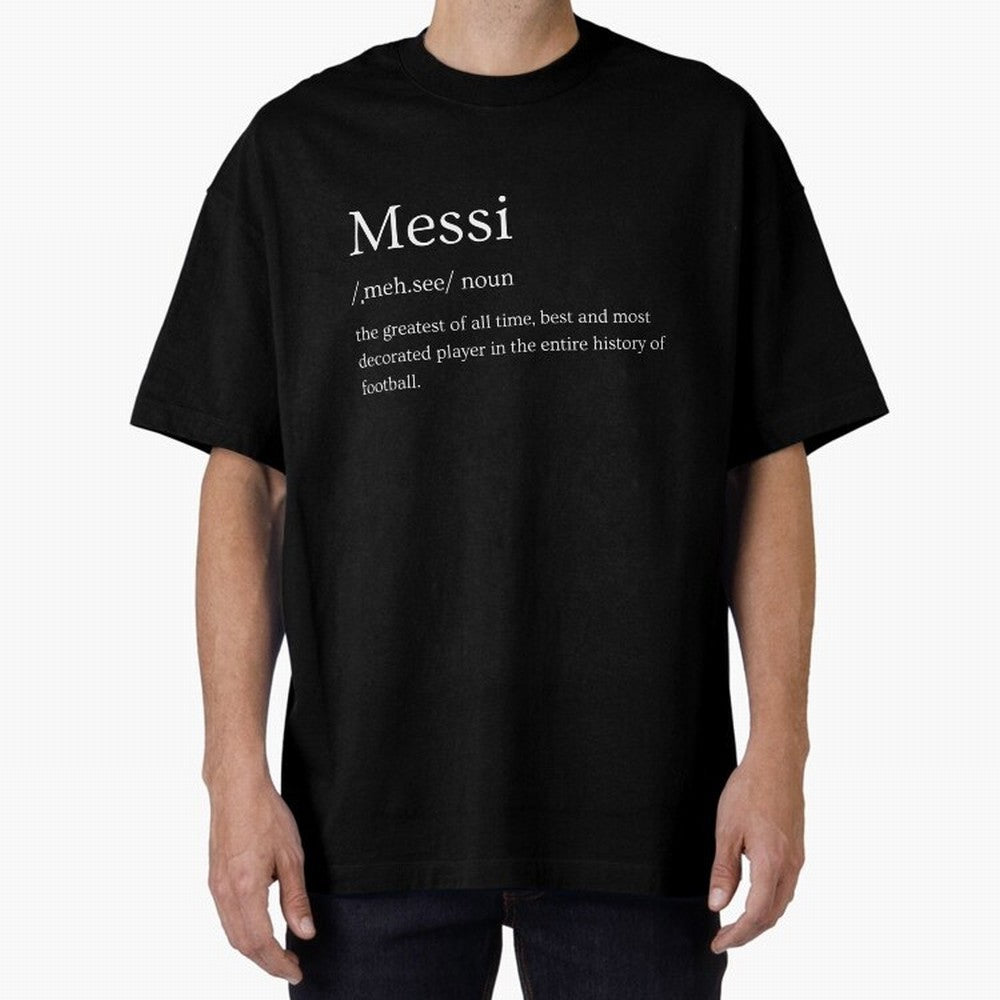 Definition of Messi Classic T-Shirt Fuel FIFA World Cup 2026 Group Stage Celebrating Cristiano Ronaldo, Haaland and CR7, Argentina Energy, Championship Spirit, Famous Goals, Roaring Crowds and International Football Unity; Made for Collectors Who