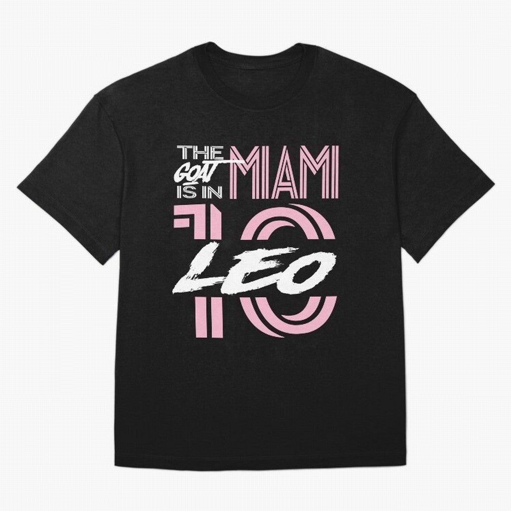 Leo the Goat Is In Miami Classic T-Shirt Follow the Road to FIFA World Cup 2026 Spirit, Capturing England, Cristiano Ronaldo, Haaland and CR7, Sports Nostalgia, International Competition, Famous Players and Unforgettable Victories; Perfect for