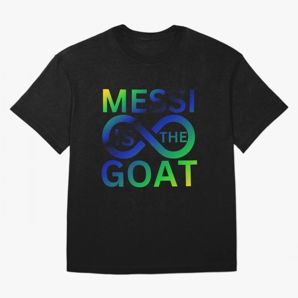 Messi is the GOAT Oversized T-Shirt Turn Football Passion into Global Football Passion for FIFA World Cup 2026 USA Canada Mexico, Centered on Messi, CR7 and Mbappe, Brazil, Classic Soccer Heritage, Championship Pressure, Fan Loyalty and