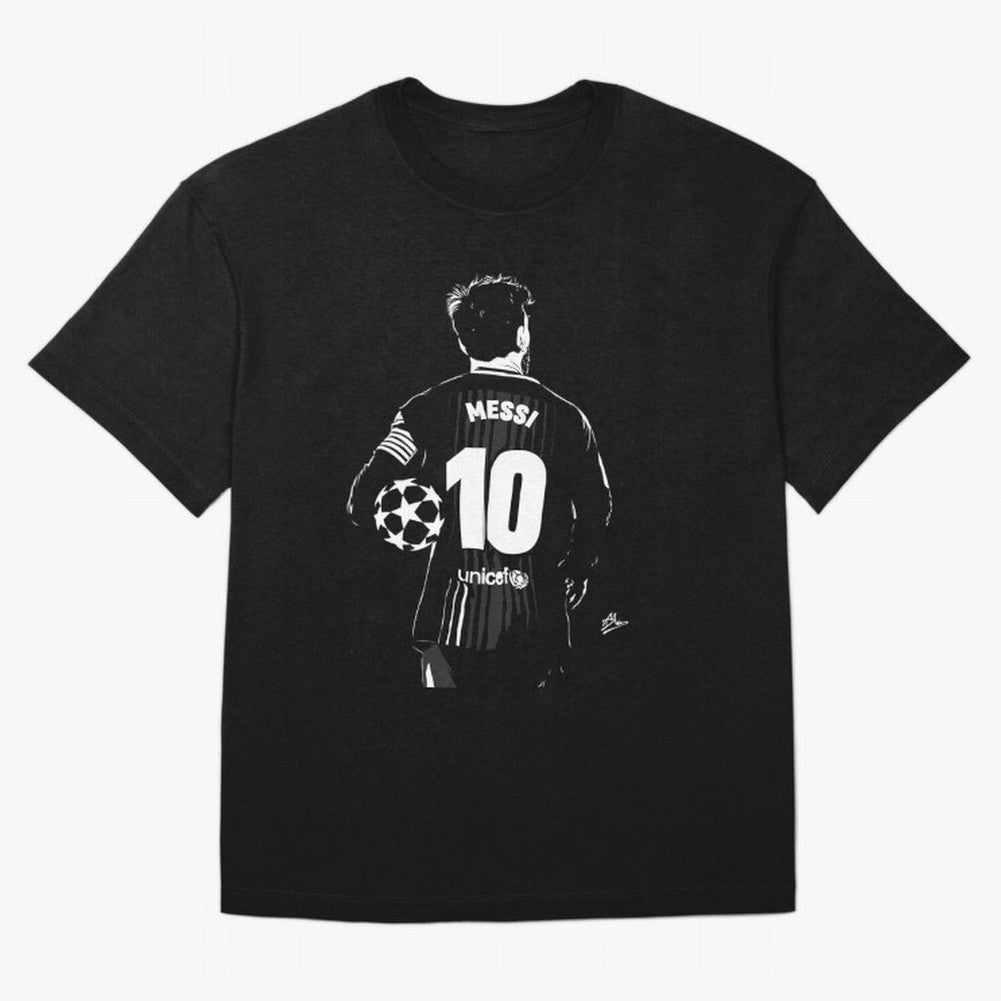 Lionel Messi Oversized T-Shirt Honor the Football Icons of FIFA World Cup 2026 Group Stage Spirit, Highlighting France and Portugal, Messi, CR7 and Mbappe, Classic Soccer Heritage, Championship Pressure, Fan Loyalty and International Pride; Ideal