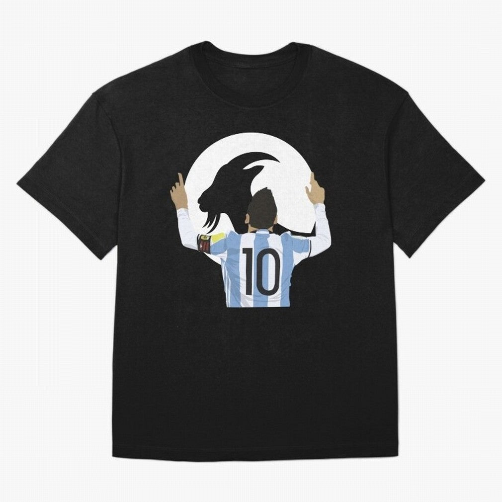 Lionel Messi Goat Oversized T-Shirt Celebrate the Next Chapter of FIFA World Cup 2026 Group Stage Spirit, Highlighting Spain, Messi, Neymar and Mbappe, Stadium Memories, Football Loyalty, International Chants and Championship Tradition; Ideal for