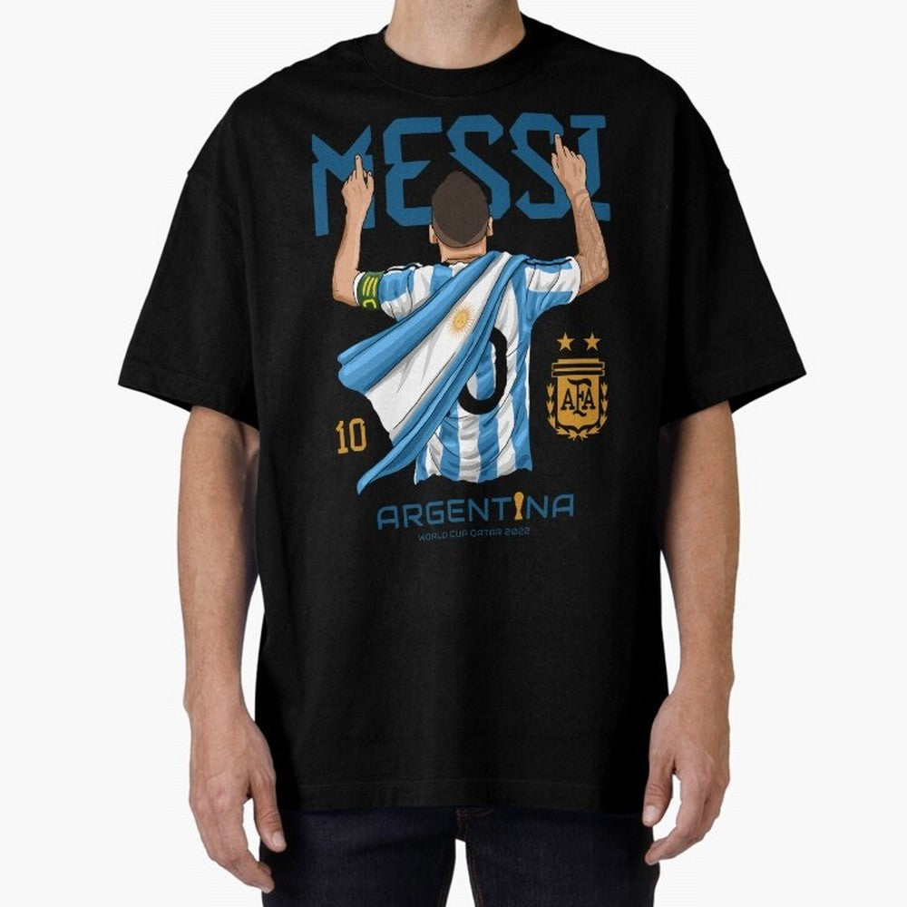 Argentina World Champs Messi Number Classic T-Shirt Show Up for the Glory of FIFA World Cup 2026 Group Stage Spirit, Celebrating France and Portugal, Messi and Cristiano Ronaldo, Goal Celebration Energy, Supporter Heritage, Football Icons and
