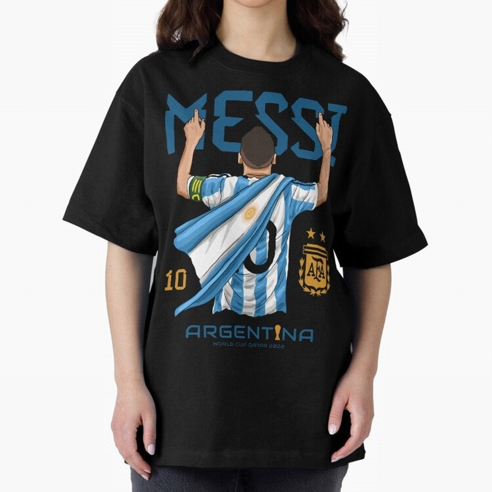 Argentina World Champs Messi Number Classic T-Shirt Show Up for the Glory of FIFA World Cup 2026 Group Stage Spirit, Celebrating France and Portugal, Messi and Cristiano Ronaldo, Goal Celebration Energy, Supporter Heritage, Football Icons and