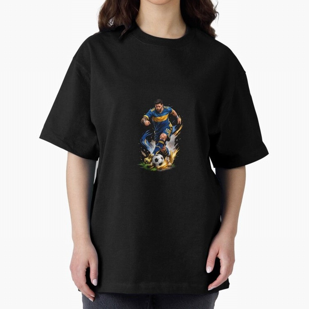 The Great Footballer Oversized T-Shirt Follow Every Goal of the FIFA World Cup 2026 USA Canada Mexico Journey through Cristiano Ronaldo, Haaland and CR7 Highlights, England and Germany Pride, Sports Nostalgia, International Competition, Famous