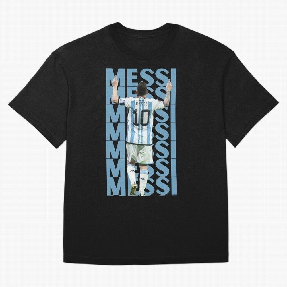 Lionel Messi | 10 | Argentina | Barcelona | Goat Oversized T-Shirt Elevate FIFA World Cup 2026 Group Stage Spirit, Inspired by Brazil, Portugal and Argentina, Messi, Neymar and Mbappe, Retro Football Energy, Iconic Rivalries, Trophy Chase Drama and