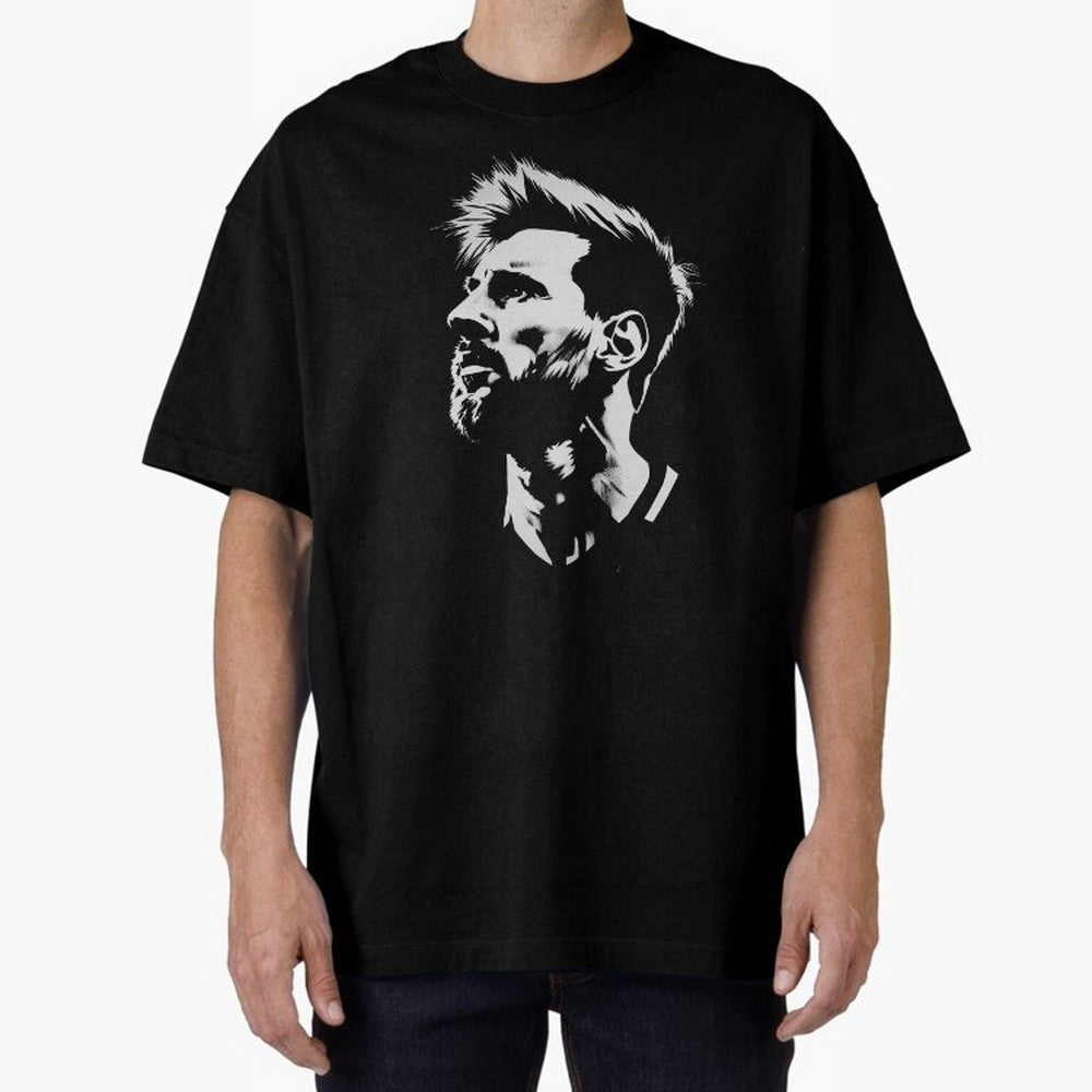 Messi Stencil Graphic poster design Classic T-Shirt Support Iconic Players in FIFA World Cup 2026 Connected to Haaland, Spain Energy, Fan Favorite Moments, National Team Passion, Big Match Drama and Soccer History; Ideal for Fans Who Follow Messi,