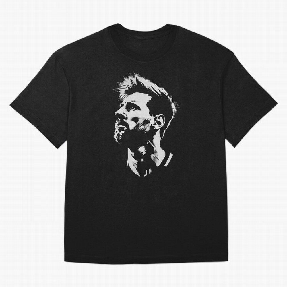 Messi Stencil Graphic poster design Classic T-Shirt Support Iconic Players in FIFA World Cup 2026 Connected to Haaland, Spain Energy, Fan Favorite Moments, National Team Passion, Big Match Drama and Soccer History; Ideal for Fans Who Follow Messi,