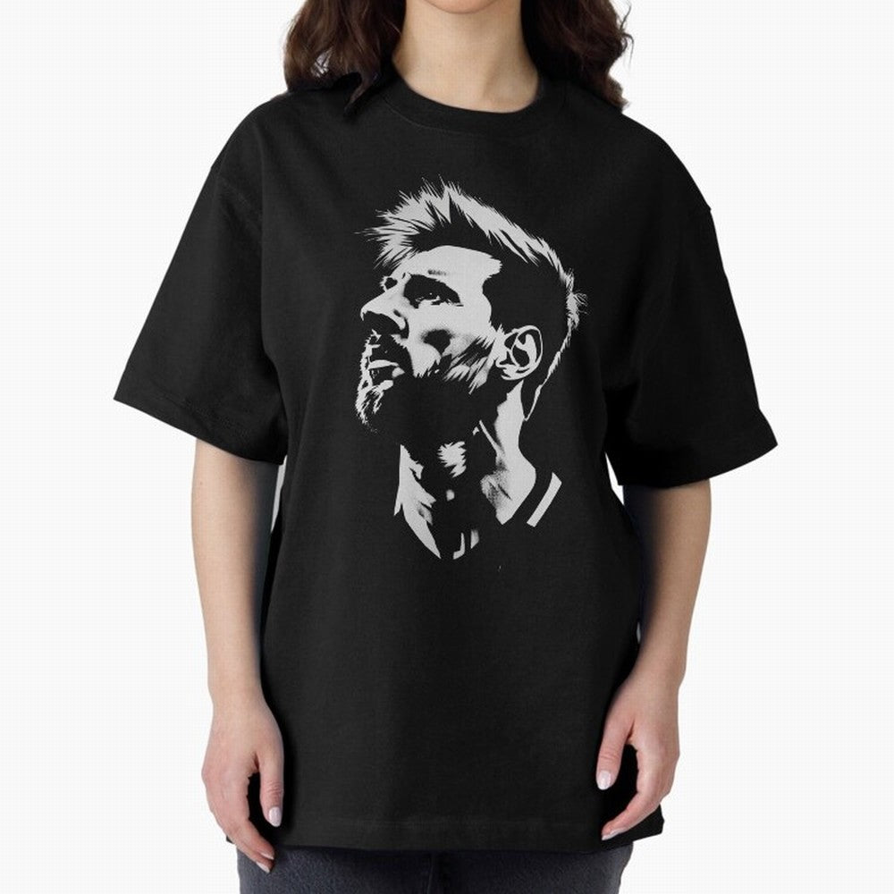 Messi Stencil Graphic poster design Classic T-Shirt Support Iconic Players in FIFA World Cup 2026 Connected to Haaland, Spain Energy, Fan Favorite Moments, National Team Passion, Big Match Drama and Soccer History; Ideal for Fans Who Follow Messi,