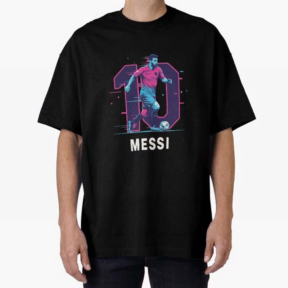 Messi 10 GOAT Oversized T-Shirt Join the Countdown to the FIFA World Cup 2026 Group Stage Journey through CR7 and Messi Highlights, Argentina, France and Brazil Pride, Sports Nostalgia, International Competition, Famous Players and Unforgettable