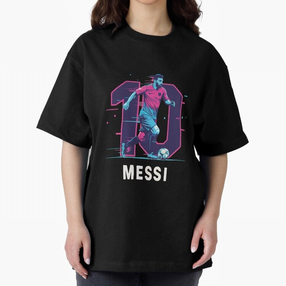 Messi 10 GOAT Oversized T-Shirt Join the Countdown to the FIFA World Cup 2026 Group Stage Journey through CR7 and Messi Highlights, Argentina, France and Brazil Pride, Sports Nostalgia, International Competition, Famous Players and Unforgettable
