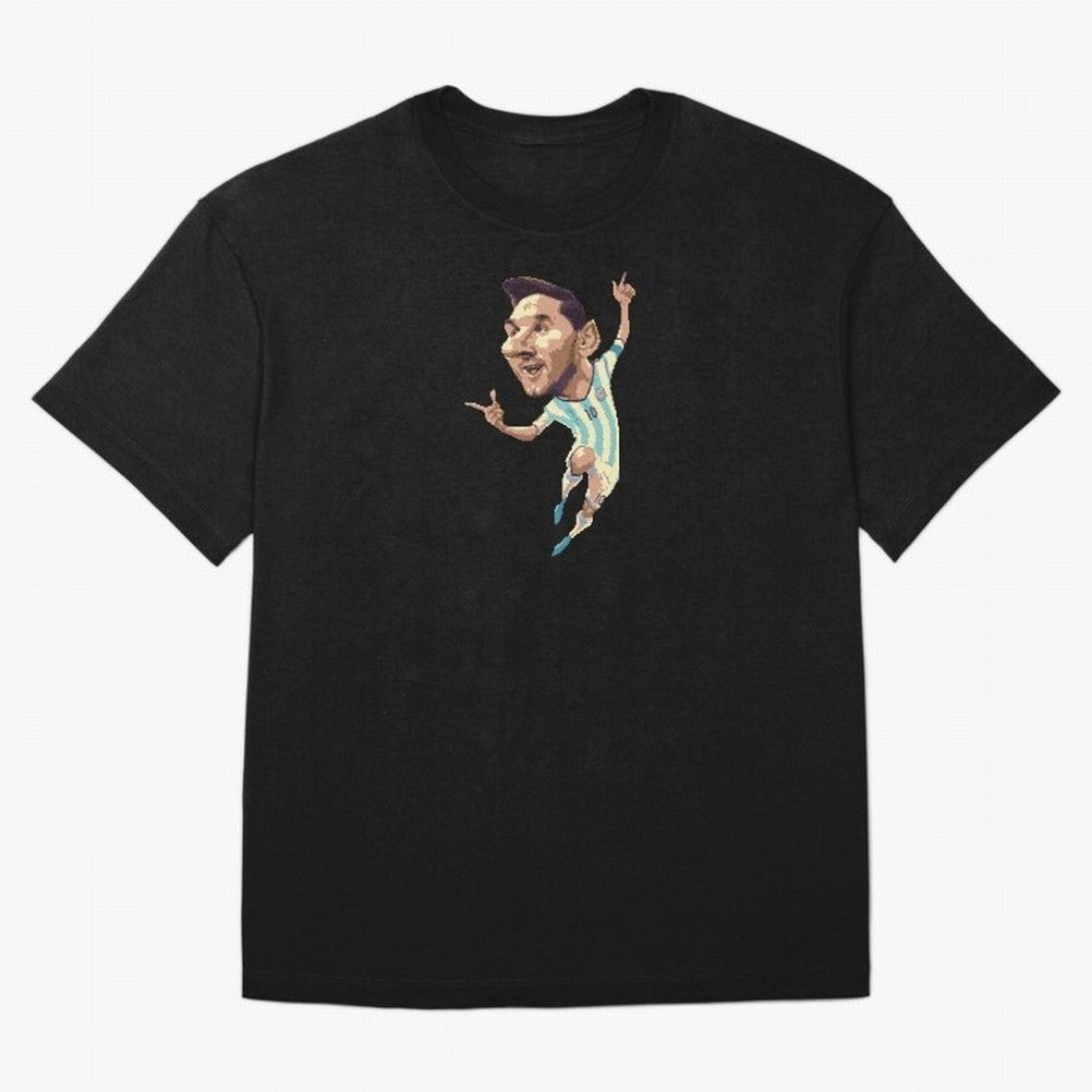 Lionel Messi Oversized T-Shirt Cheer through Every Moment of Global Football Passion for FIFA World Cup 2026, Driven by Mbappe, Brazil, Portugal and Argentina, Goal Celebration Energy, Supporter Heritage, Football Icons and Worldwide Tournament