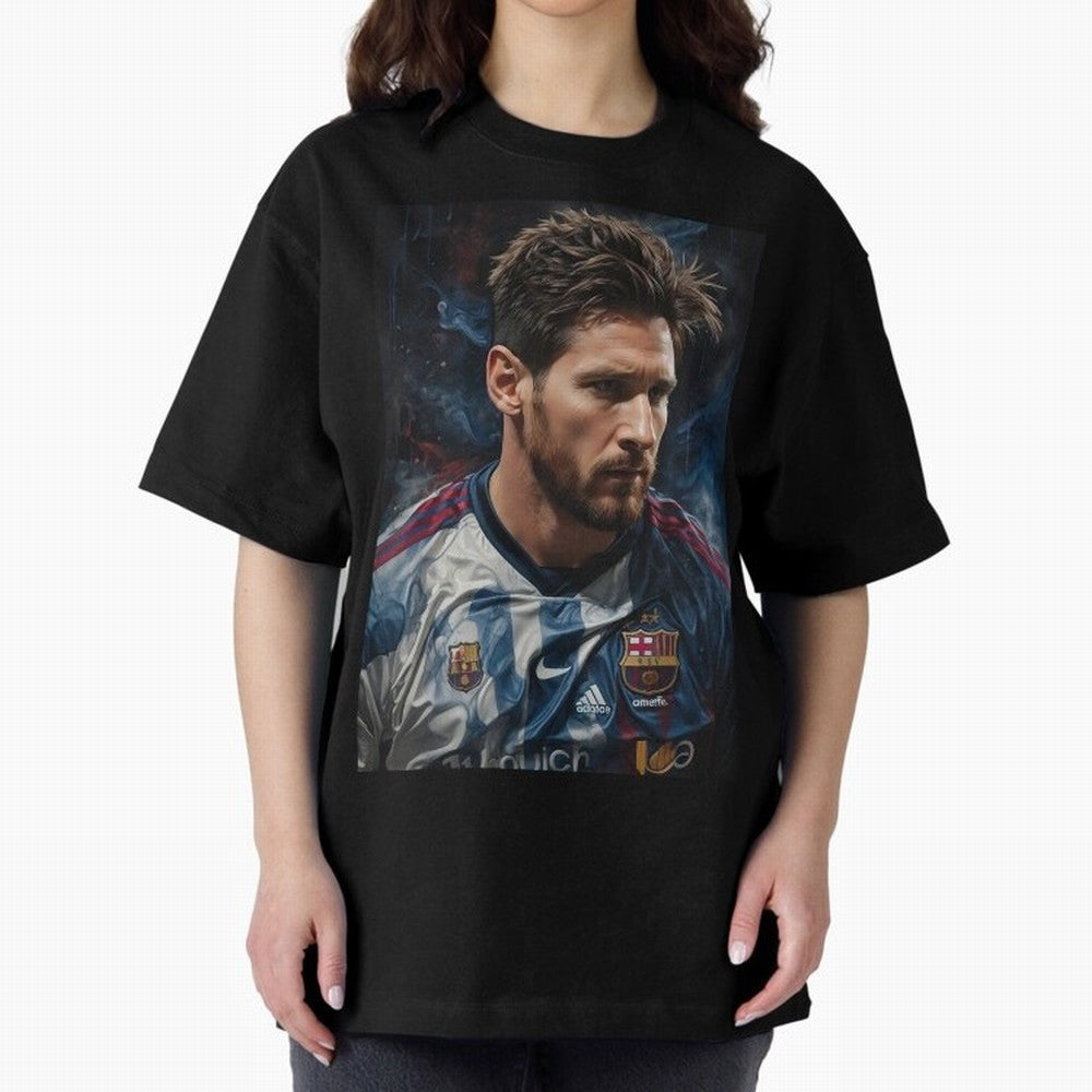 Argentina World Champs Messi Number Oversized T-Shirt Celebrate Football Dreams Across FIFA World Cup 2026 with Haaland and Mbappe, Germany Energy, Tournament Hype, Historic Matchups, Family Viewing Parties and Global Sports Pride; Ideal for Fans