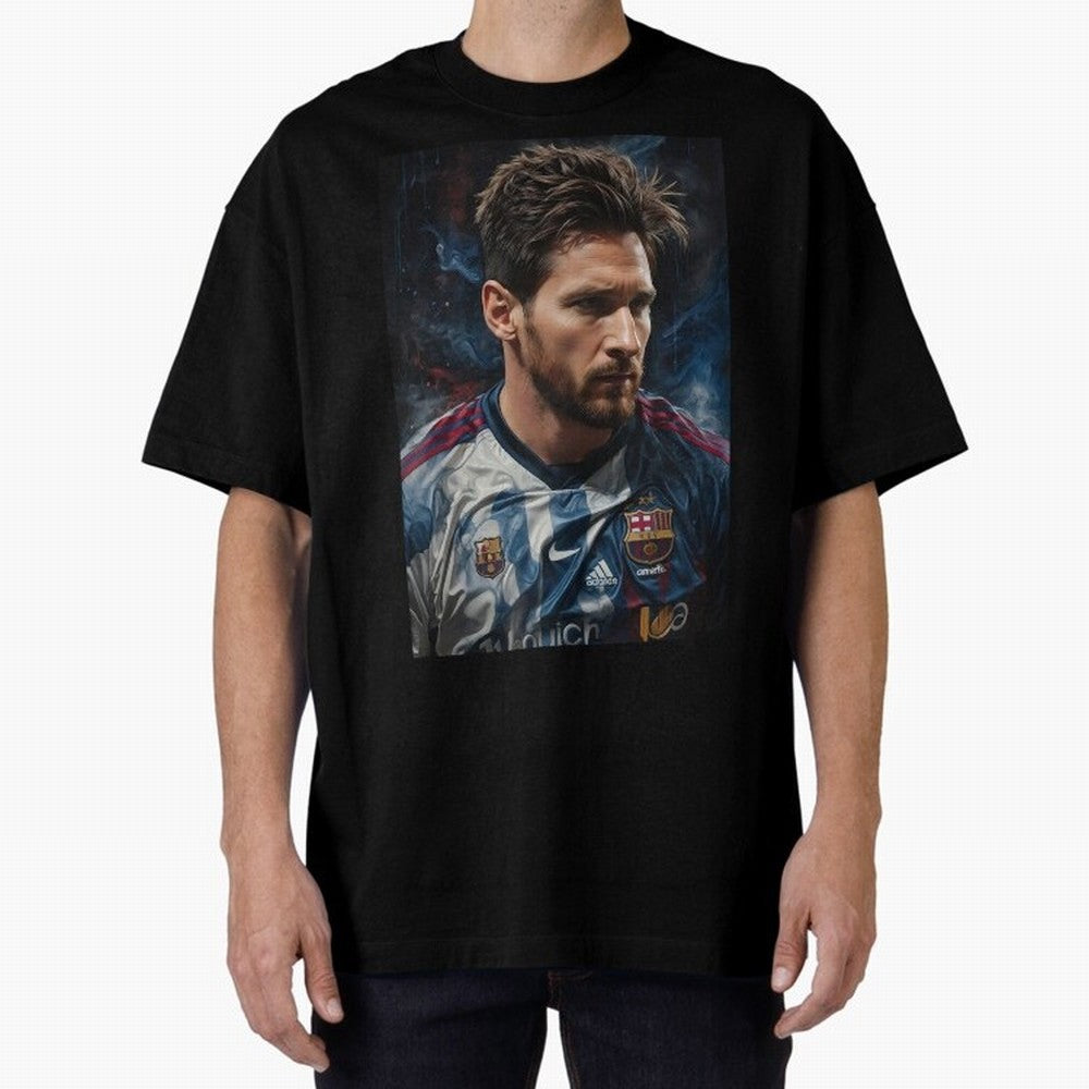 Argentina World Champs Messi Number Oversized T-Shirt Celebrate Football Dreams Across FIFA World Cup 2026 with Haaland and Mbappe, Germany Energy, Tournament Hype, Historic Matchups, Family Viewing Parties and Global Sports Pride; Ideal for Fans