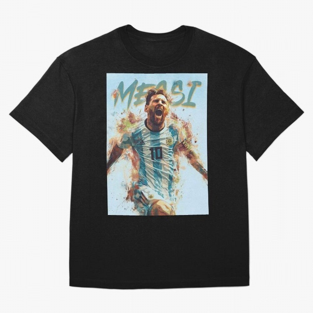 Argentina World Champs Messi Number Oversized T-Shirt Celebrate National Team Dreams in FIFA World Cup 2026 Made for Messi and Cristiano Ronaldo, Brazil, Portugal and Argentina Energy, Fan Favorite Moments, National Team Passion, Big Match Drama