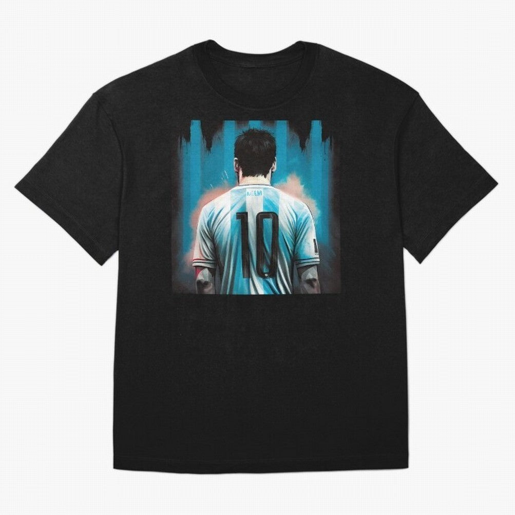 Argentina World Champs Messi Number Classic T-Shirt Feel the Heartbeat of FIFA World Cup 2026 Highlighting Haaland, Spain and Netherlands Energy, Global Supporter Spirit, Legendary Goals, National Colors and Tournament Celebration; Made for