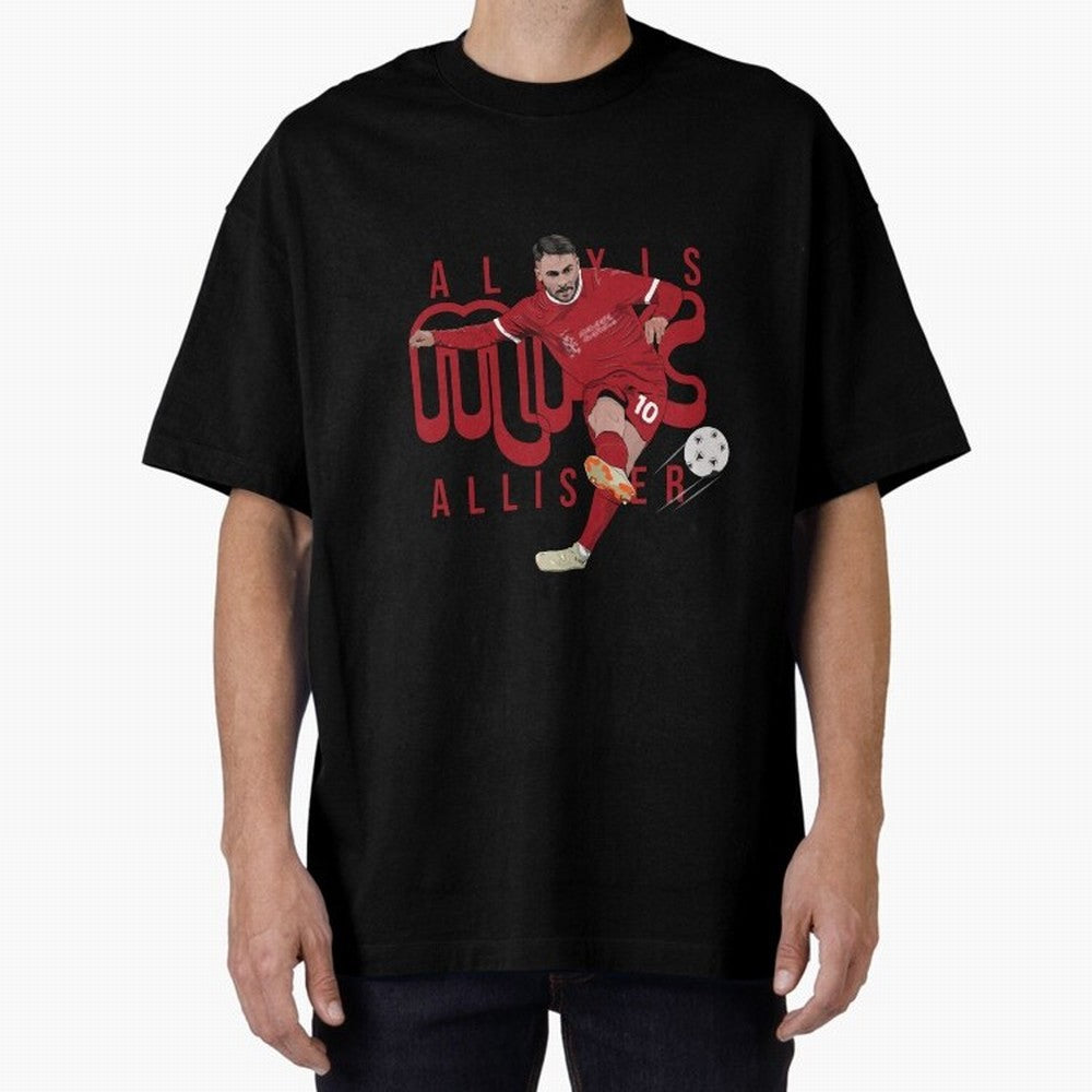 Alexis Mac Allister Liverpool Classic T-Shirt Fuel the Hype around Match Day Hype around FIFA World Cup 2026, Mbappe, England and Germany, Classic Soccer Heritage, Championship Pressure, Fan Loyalty and International Pride; Ideal for Passionate
