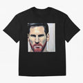 Cartoon-like Messi Oversized T-Shirt Bring Legendary Rivalry Energy to FIFA World Cup 2026 Centered on Haaland and Mbappe, Argentina and Brazil Energy, Stadium Memories, Football Loyalty, International Chants and Championship Tradition; Ideal for