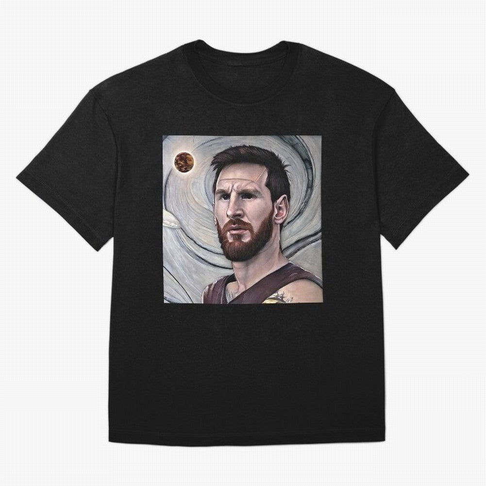 Brown Messi Classic T-Shirt Support Your Favorite Stars during FIFA World Cup 2026 Spirit, Capturing England, Messi, CR7 and Mbappe, Retro Football Energy, Iconic Rivalries, Trophy Chase Drama and Stadium Atmosphere; Created for Match Day Parties,